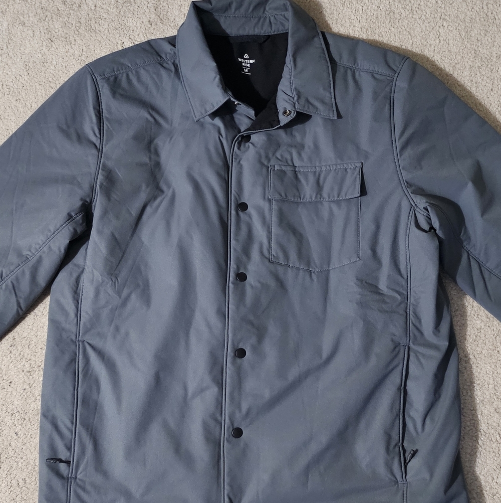 Western Rise Airloft Shirt Jacket - Blue Grey